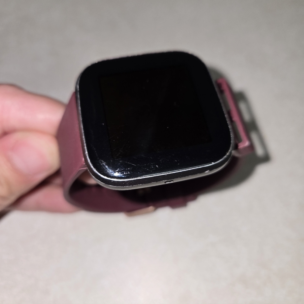 Fitbit Versa 2 Smartwatch with Pink Band